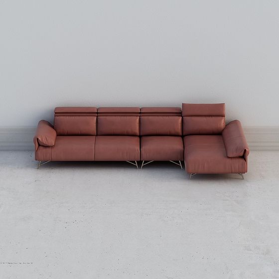 Urban Comfort 3D Model Sofa for Modern Interiors