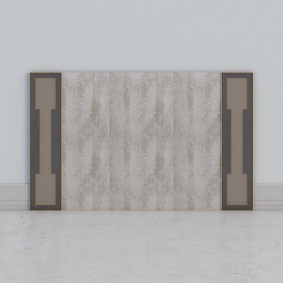 Concrete Art Screen 3D model