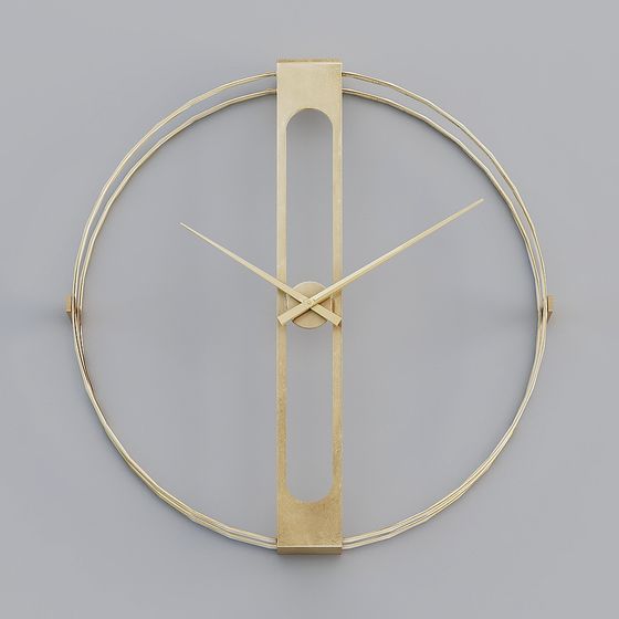 Timeless Elegance Low-Poly 3D Clock Model