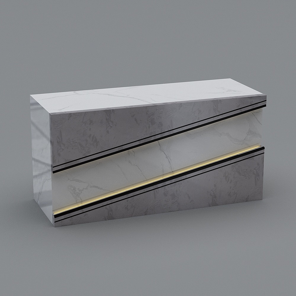 Modern light luxury front desk