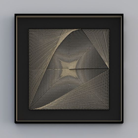 Stunning String Art 3D Model for Creative Designs
