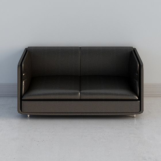 Urban Comfort Low-Poly Sofa 3D Model for Modern Interiors
