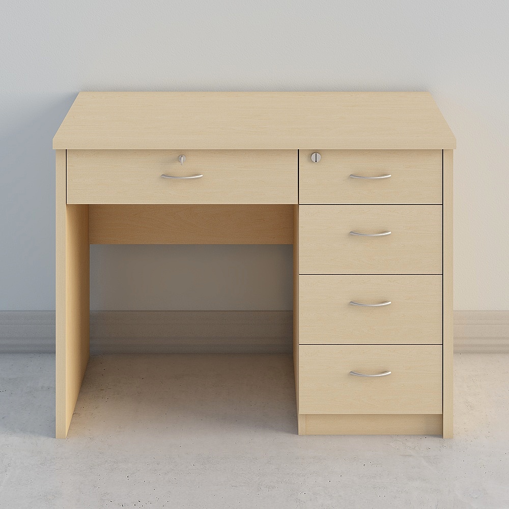 106205101 書桌 1000x600x750 (楓木)