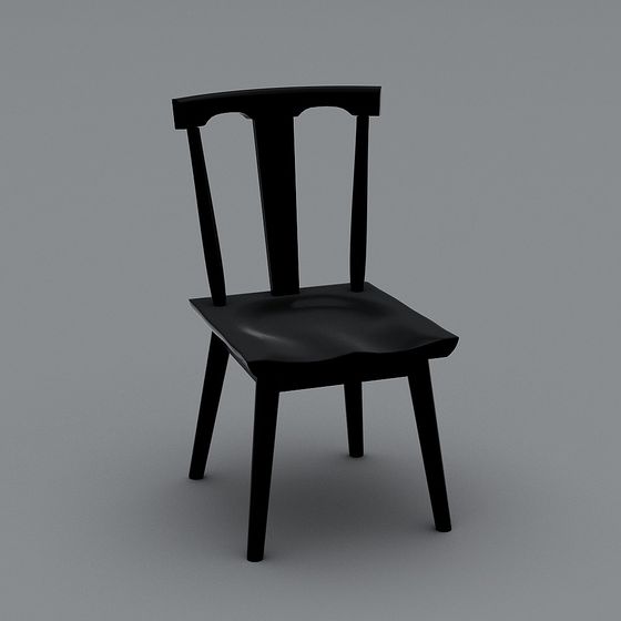Elegant Minimalist Chair 3D model