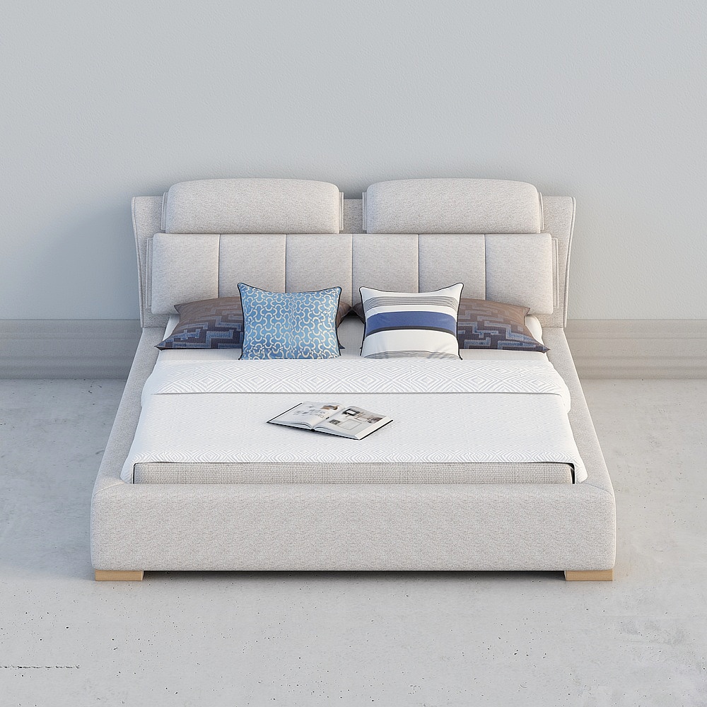 Мэй Шанъю - Современная - Тканевая кровать 902- кровать