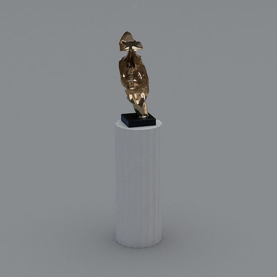 Stunning Abstract Character 3D Model