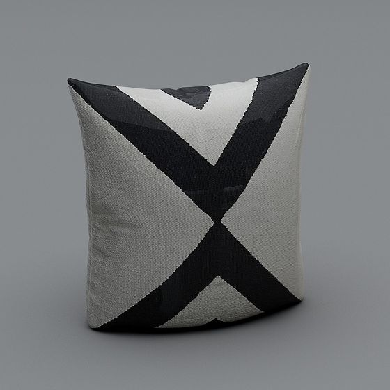 Geometric Pattern Pillow 3D model