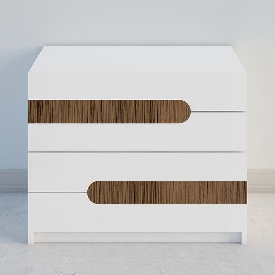 City Window Nightstand 3D model