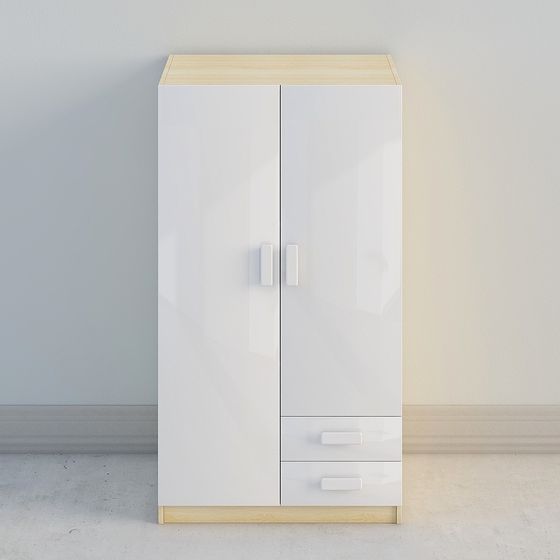 Urban Small Cabinet 3D model for Creative Projects