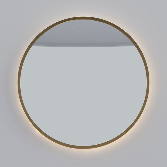 Earth Color Transitional Dressing Mirror 3D Model for Modern Decor