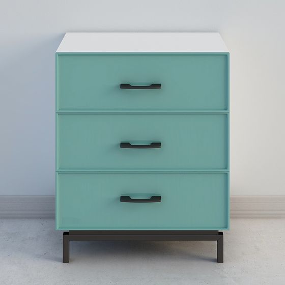 City Window Nightstand 3D model