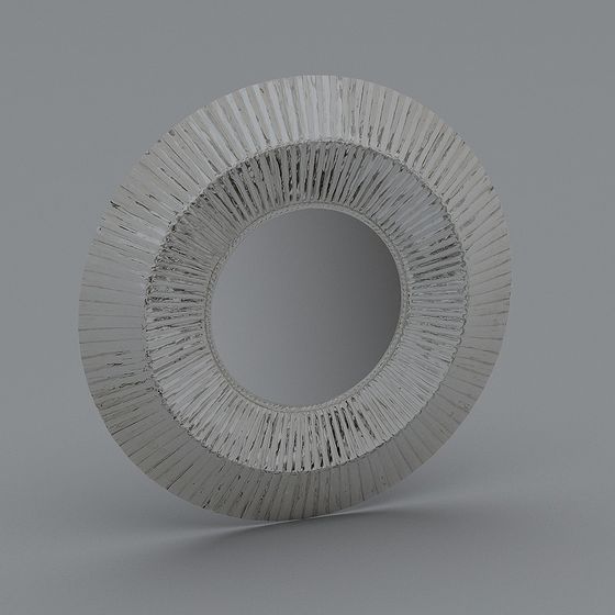 Rustic Fringe Mirror 3D model