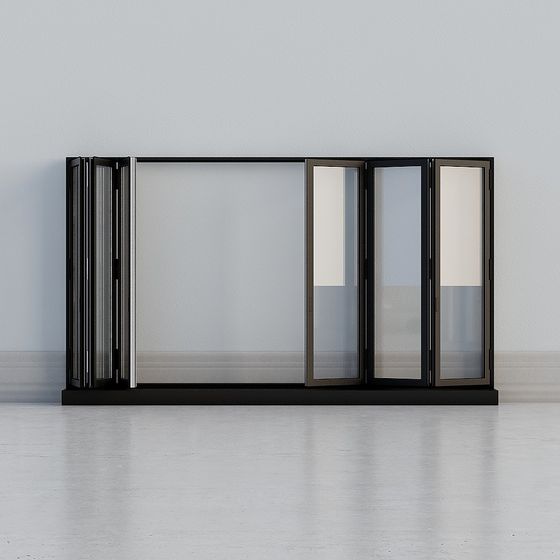 Glass Folding Door 3D model