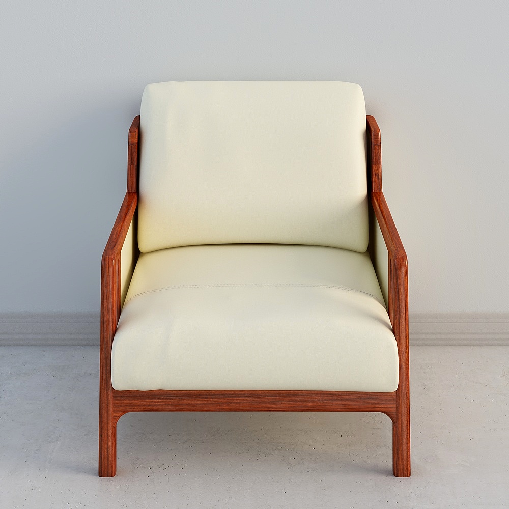 14-Shanxian Sofa No. 2 single seat