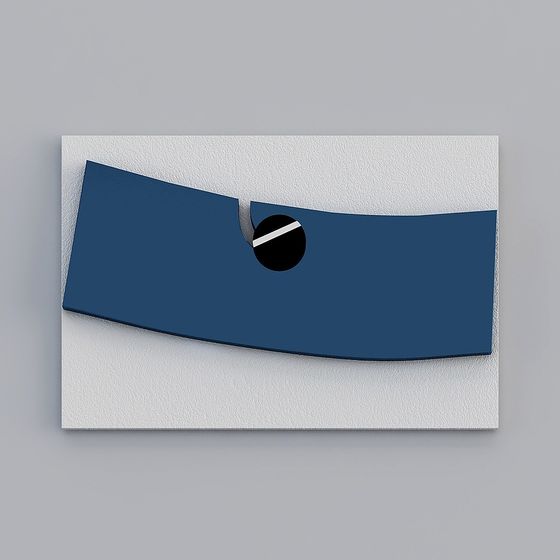 Unique Low-Polygon Geometric 3D Model