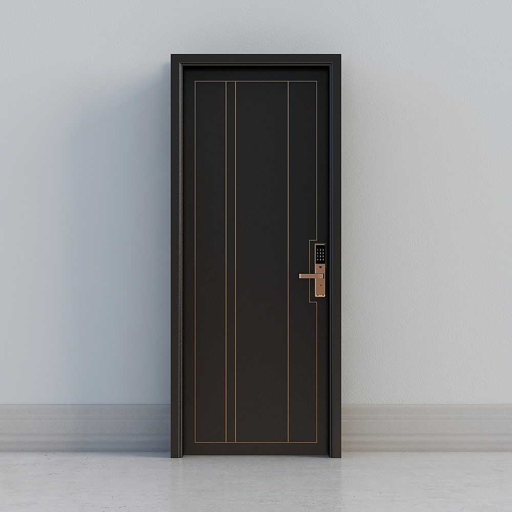 Door - Modern door glass door password door-3