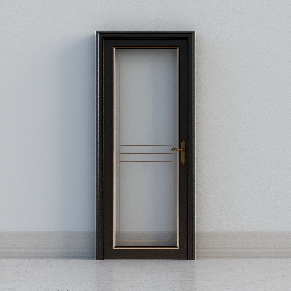 Door - Modern door glass door password door-1