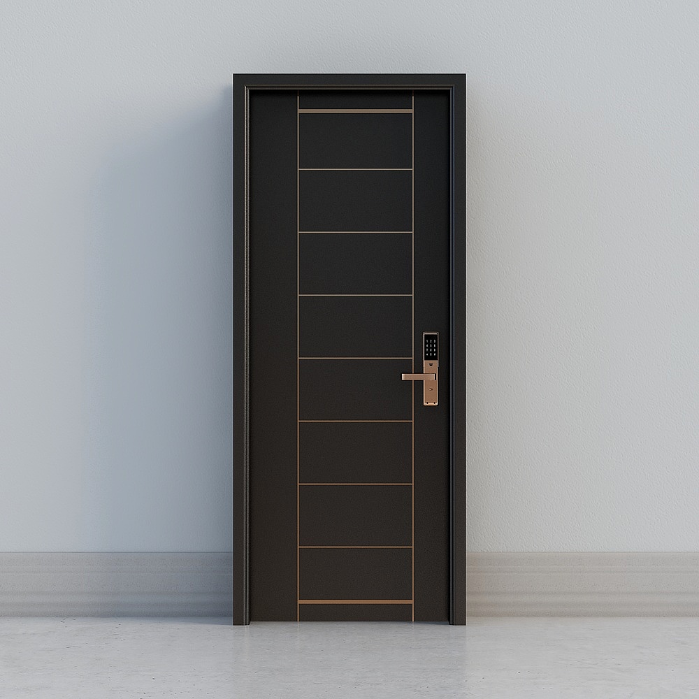 Door - Modern door glass door password door-6