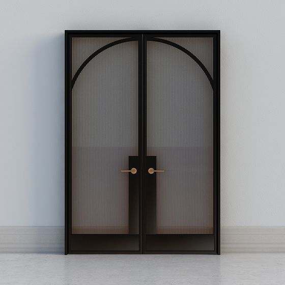 Дверь - Современные стеклянные раздвижные двери-1