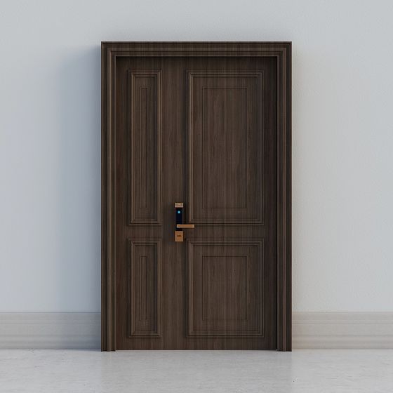 Stylish Low-Poly 3D Door Model for Creative Projects