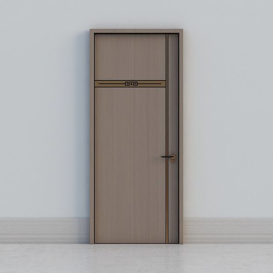 Wooden Door Classic 3D model for Various Projects