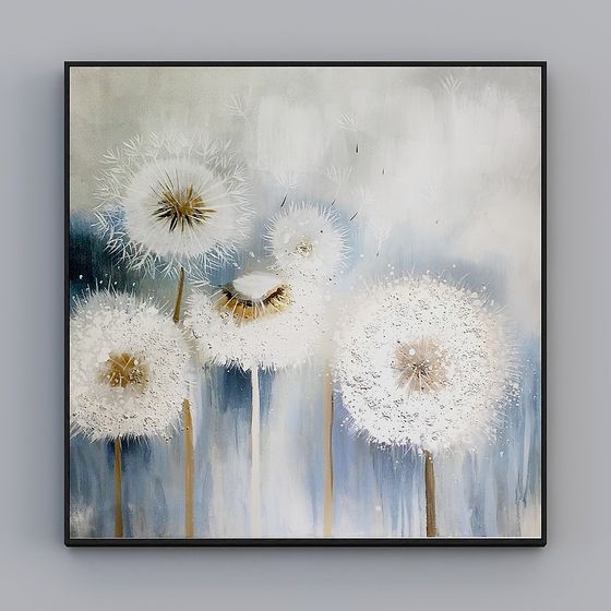 Dandelion Dance 3D Model for Creative Projects