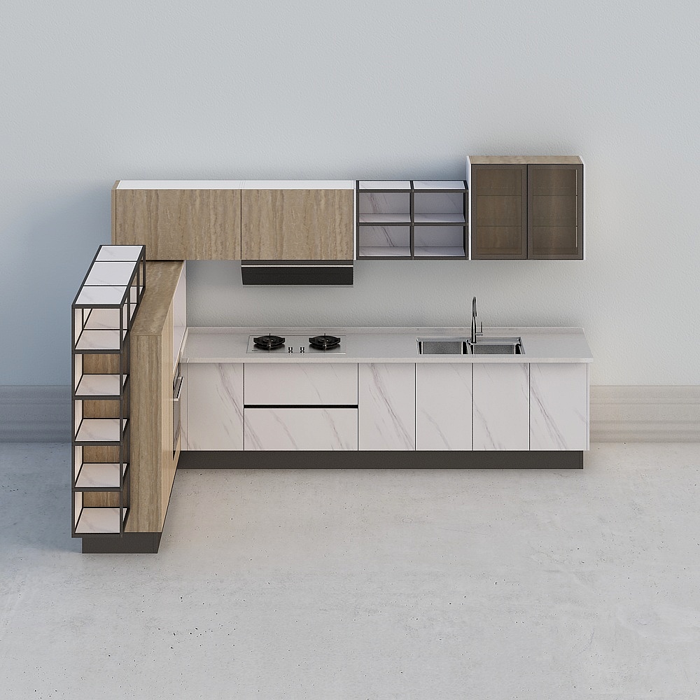 Joie Ode au Style Moderne des Cabinets Glacier Rock