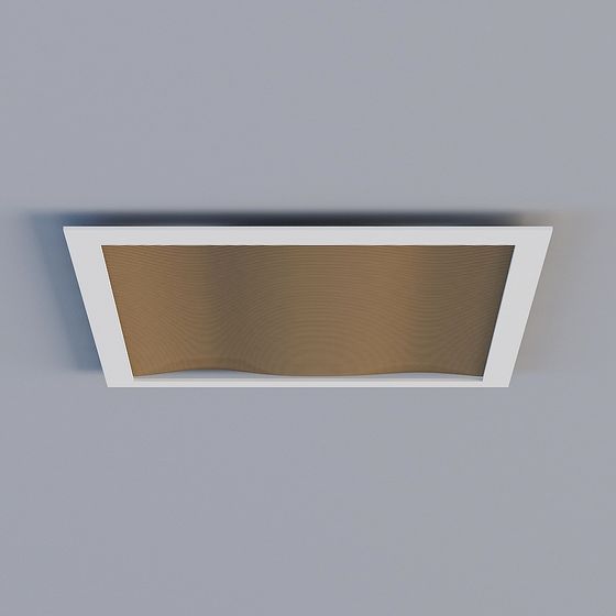 Ripple Ceiling 3D model for Modern Interiors
