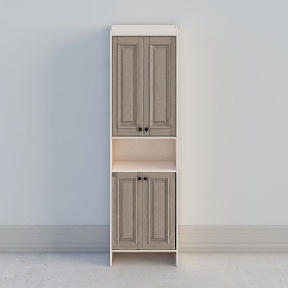 Elegant Low-Poly Cabinet 3D model for Modern Interiors