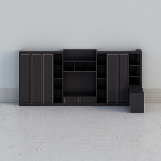 Urban Bookshelf 3D model