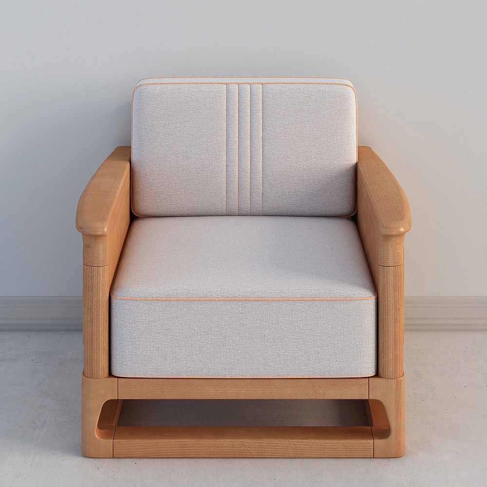 D-33 combined sofa (cloth) single seat