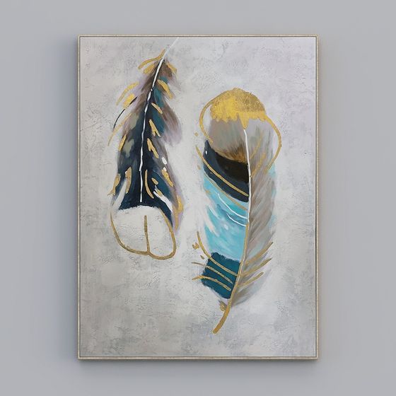 Feather Dance 3D Model - Low Poly & High Detail