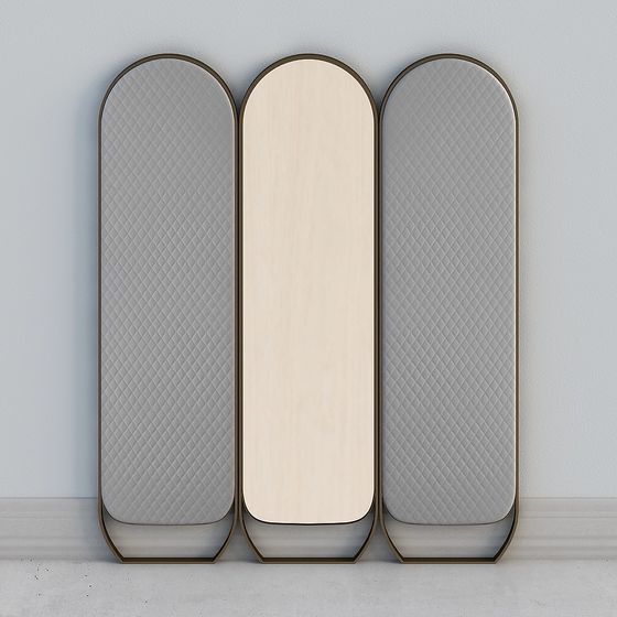 Low Polygon Style Mirror 3D model