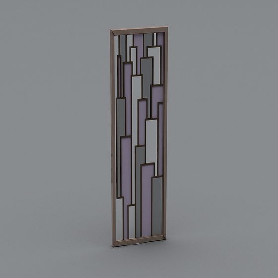 Abstract Geometric Partition 3D model