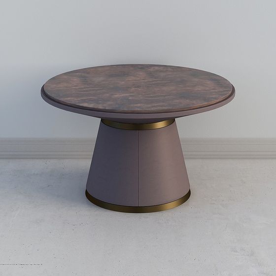 Elegant Round Table 3D model Design