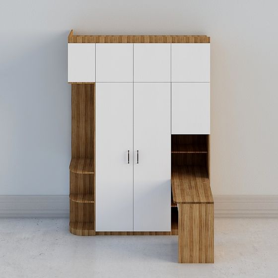 Urban Corner Storage Cabinet 3D model