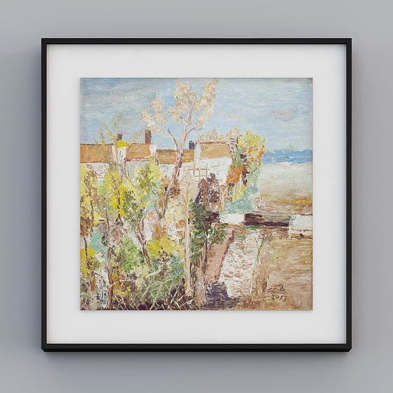 Peinture de décoration d'entrée de salon, de cuisine et de chambre chinoise Flora et Fauna BBA411 "Fuyun Art"