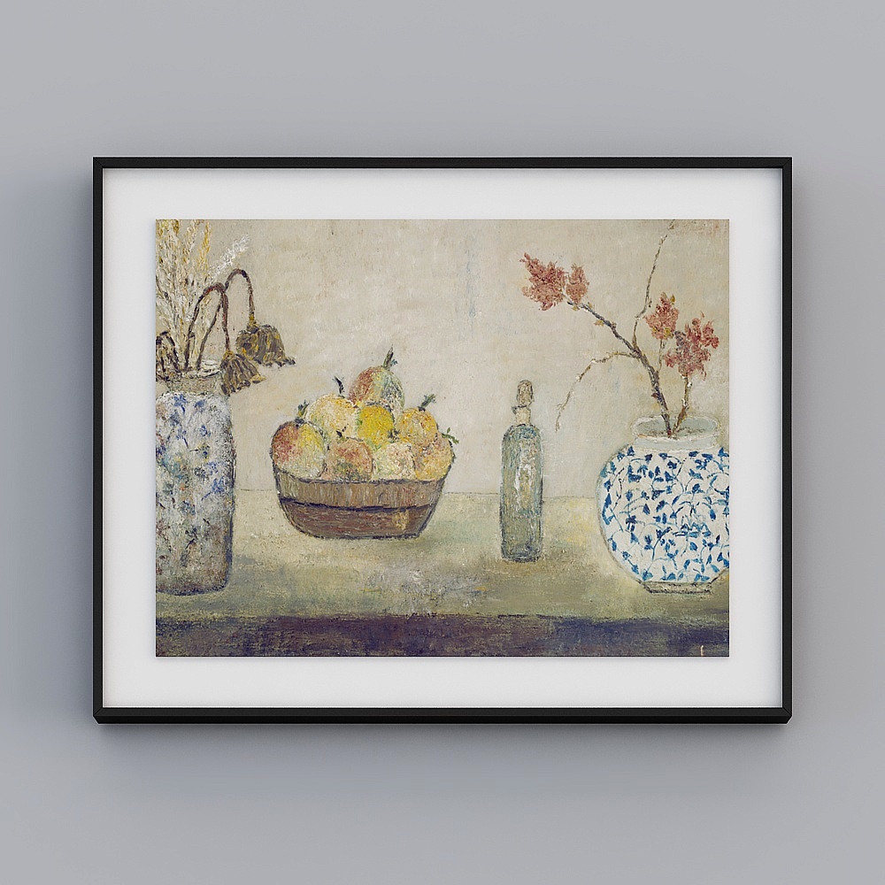Still Life Harmony 3D model - Realistic & Low Poly Aesthetic