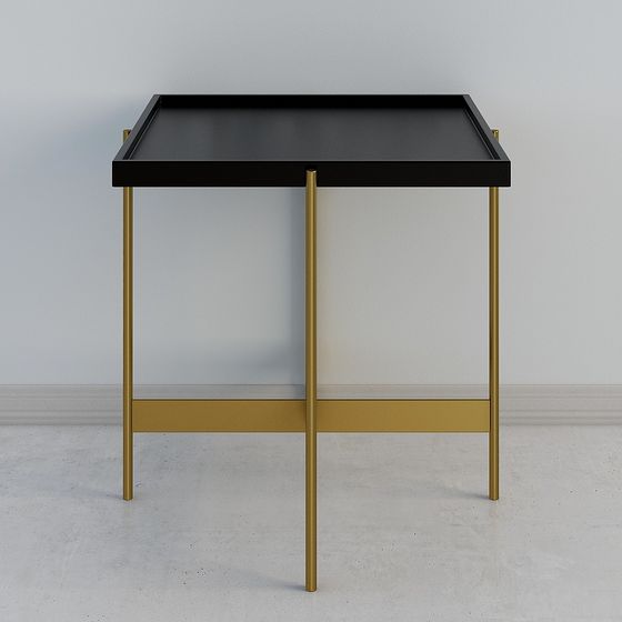 Minimalist Elegance Side Table 3D model