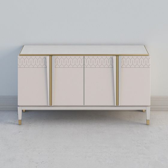 Art Deco Console Table 3D model