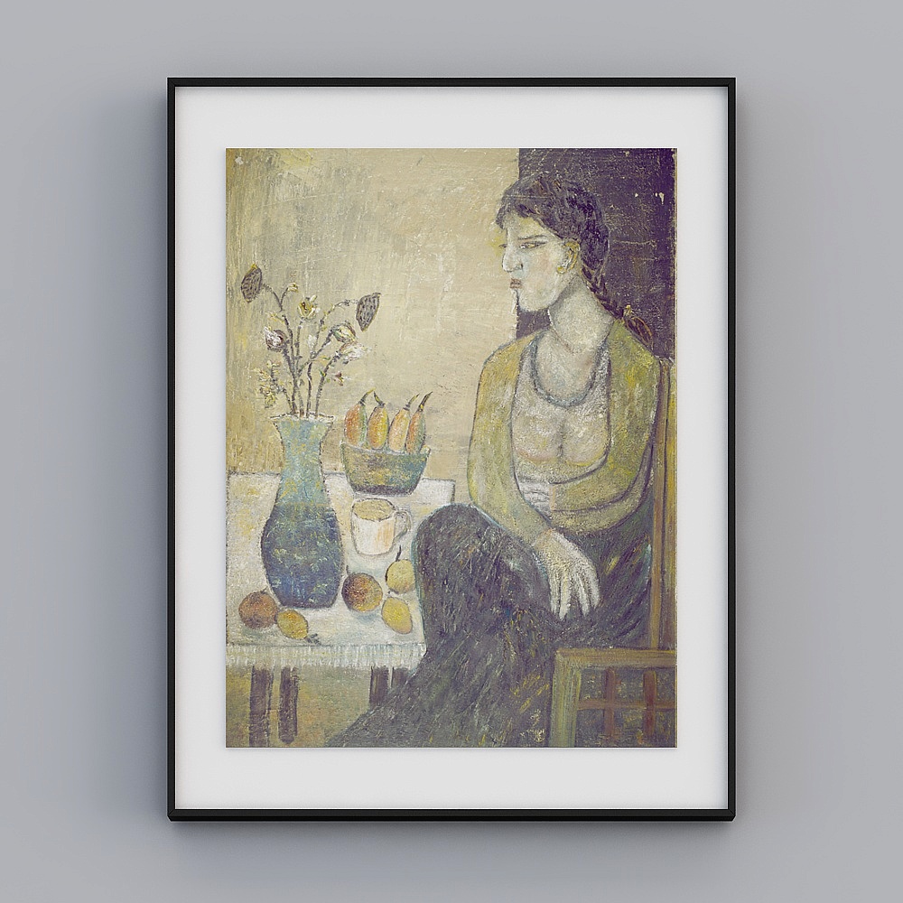 "Fuyun Art" BBA416 animal and plant mash-up light luxury trend cartoon living room Xuanguan kitchen bedroom decoration painting