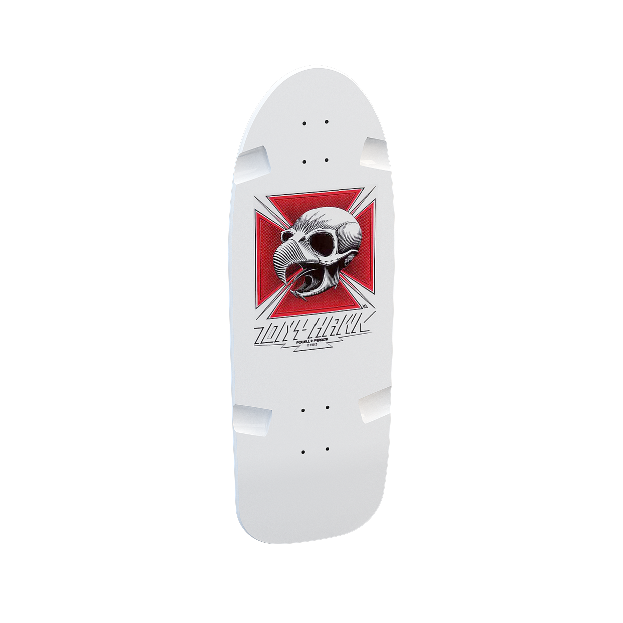 Skull Cross Skateboard 3D Model – Low-Poly Street Style