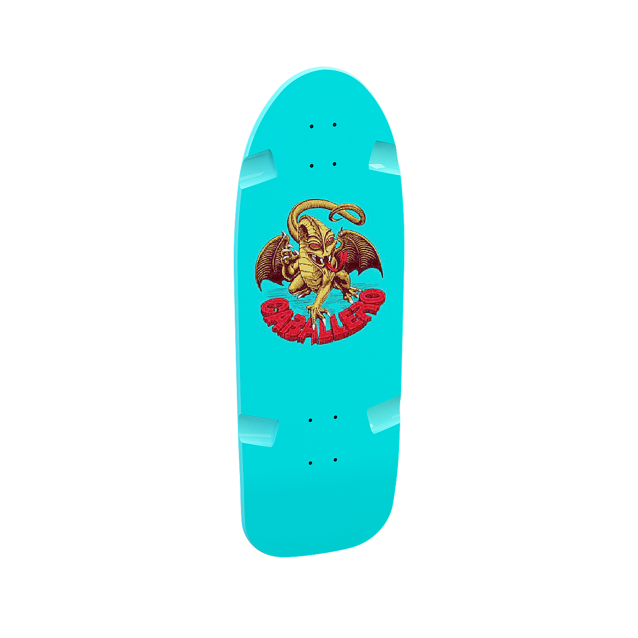 Dragon Skateboard Low-Poly 3D Model – Vibrant Design