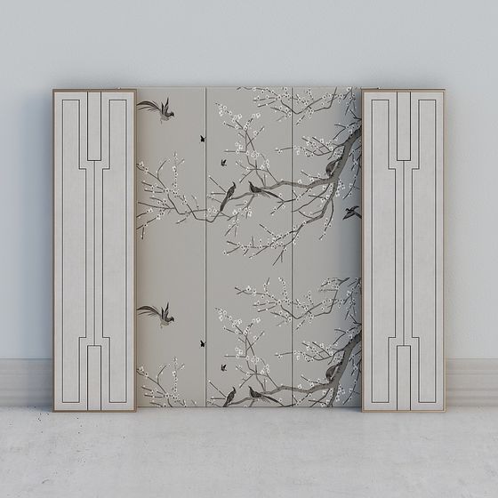 Sakura Birdscreen 3D model