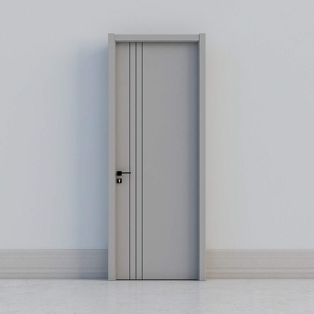 Modern grey door