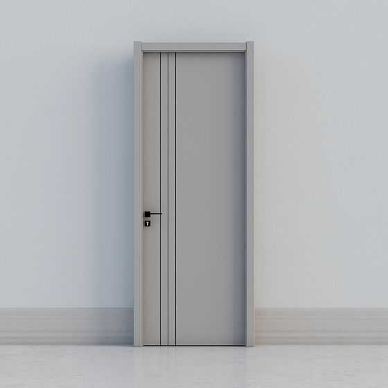 Modern Minimalist 3D Door Model