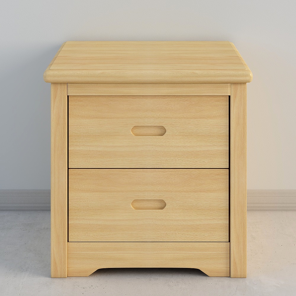 เตียงและโต๊ะข้างเตียงเบิร์ช