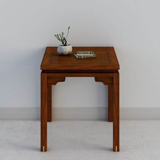 Vintage Style Side Table 3D model