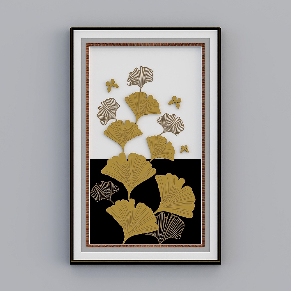 Ginkgo Bild painting -3