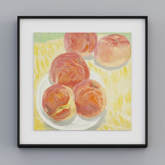 Vibrant Summer Fruit Bowl 3D model